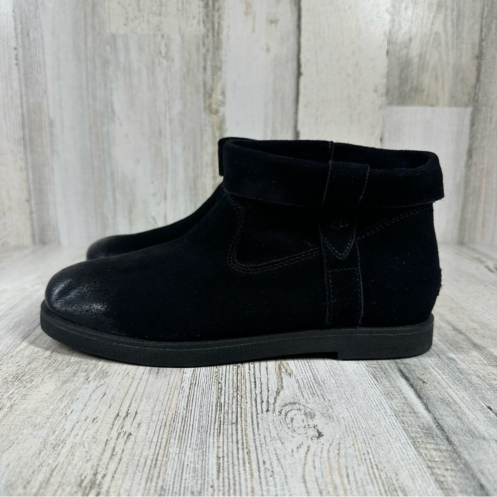 UGG Josefene‎ Women's 5.5 Cuff Black Women's Suede Distressed Comfy New Boots